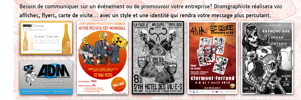 Creation affiche clermont ferrand